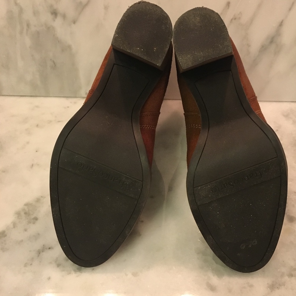 Franco Sarto Brown Booties - Picture 6 of 7